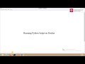 Running Python Script on Docker