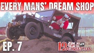 Santa Jumps a Army Jeep \u0026 Drag Races a 69 Camaro | 12 Rigs of Christmas - Ep. 7