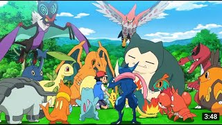 Pokemon Journeys - Tamil AMV - Ash reunion / infernape & blastoise Vs Moltrse.
