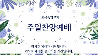 효목중앙교회 주일찬양예배 2023. 02. 05