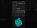 🎲 3D Rotating Neon Cube with HTML & CSS 🖥️ #coding #programming #animation #3d