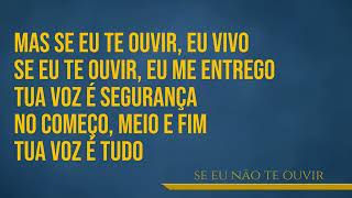 Se eu não te ouvir Piano e voz + Fundo Musical Intérprete: André Barroso IURD