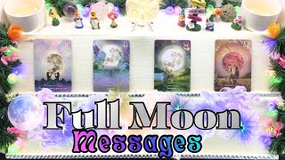 Pick a Card 🔮 Tarot 🔮 Full Moon Messages