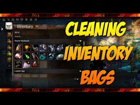 Guild Wars 2 - How To Keep your Inventory Clean / Using the Salvage Kit Guild Wars 2 - How To Keep your Inventory Clean / Using the Salvage Kit