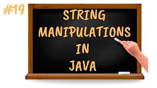 String Manipulations in Java | Java Tutorial for Beginners in Tamil