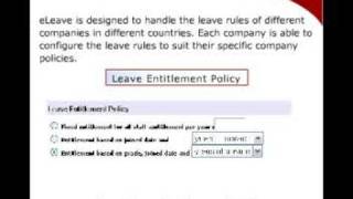 eLeave - Leave Management Software