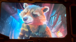 Rocket Raccoon in Big Screen at DCA 🚀 🦝