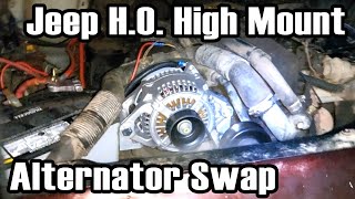 89 XJ Renix to HO High Mount 136A Alternator Swap