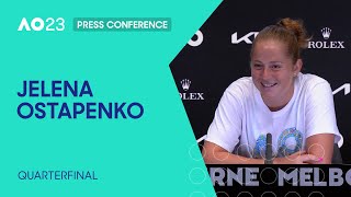 Jelena Ostapenko Press Conference | Australian Open 2023 Quaterfinal