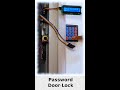 Password-Based Door Lock System Using Arduino and Keypad