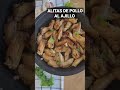 🍗🍗 Alitas de pollo al ajillo 🧄