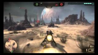 Starhawk Multiplayer - Capture The Flag - KID STOLE MY JET-BIKE!!