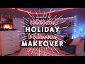 My EXTREME Holiday Bedroom MAKEOVER! | Vlogmas Day 11 | aliyah simone