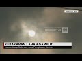 Kabut  Asap Pekat Selimuti Kota Pangkalan Kerinci, Riau