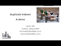 SQL Server Duplicate Indexes