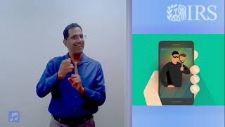 ASL: Hereβs How to Avoid IRS Text Message Scams (Captions & Audio)
