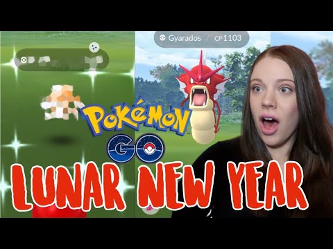 SHINY FOUND! Lunar New Year Event! Limited Research, Mega Gyarados and More! Pokémon GO