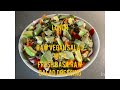 Raw vegan salad with fresh basil raw dressing 🥬🤩 #rawvegan #rawveganrecipes #allshifthappilynow