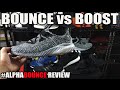 adidas Bounce vs Boost Comparison: #AlphaBounce Review + On Feet