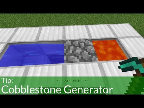 How To Make a Cobblestone Generator in Minecraft How To Make a Cobblestone Generator in Minecraft