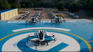 EHang 216 Passenger-Grade  eVTOL Drone Aircraft