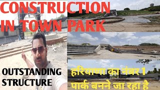 CONSTRUCTION IN TOWN PARK || HISAR CITY || OUTSTANDING STRUCTURE || #townpark #construction #hisar