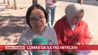 Çumra'da ilk YKS heyecanı