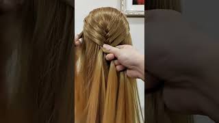 Kepang Kelabang Super Praktis || HAIR BLADE IDEAS || HAIR BLADE TUTORIALS  #hairstyle #shortvideo