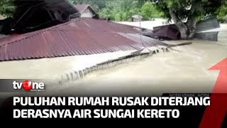 Tanggul Sungai Kereto Jebol, Puluhan Rumah di Aceh Utara Rusak | Kabar Siang tvOne