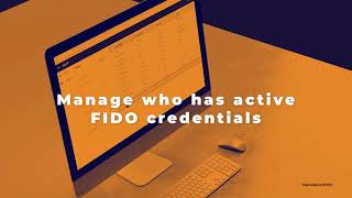 Issue and manage FIDO with MyID