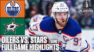 Edmonton Oilers vs. Dallas Stars Game 1 | NHL Western Conference Final |  Game H