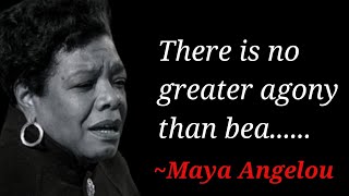 Motivational Quotes by Maya Angelou | @Quotes Eternally