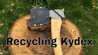 kydex axe sheath making.