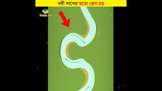 নদী সাপের মতো কেন হয় || শিক্ষার পথ #shorts #river