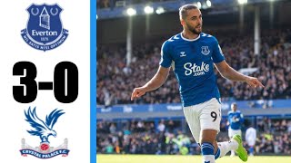Everton vs Crystal Palace 3-0 Goal & Extended Match Highlights English Premier League 2022HD