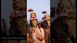 Traditional welcome of Lord Shiva at Vaikom Mahadeva temple.What a divine splendor! #shorts