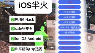 PUBG和平精英iOS苹果外挂科技辅助透视自瞄漏打外褂安卓直装免root免越狱半火HACK/MOD MENU PUBG | WALLHACK*AIMBOT + ESP |cheat vng