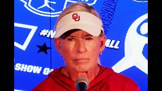 Oklahoma Softball: Patty Gasso, players NCAA Super Regional postgame 1