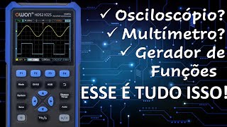 A melhor opção em osciloscópio portátil - OWON HDS272S