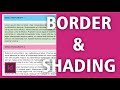 Paragraph Border and Shading in InDesign