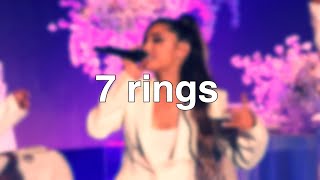 Ariana Grande ~ 7 Rings (clean lyrics)