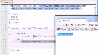 Beginner JavaScript Tutorial -- 15 -- if else Statement