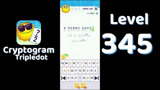 Cryptogram Tripledot Level 345 Answer | SolutionGuruji