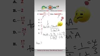 How Good Are Your Double Angle Formulae? #mathsshorts #maths #trigonometry