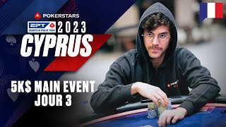 EPT Cyprus 2023 5K $ MAIN EVENT – Jour 3 avec Benny & Yu ♠️ PokerStars en Français