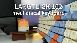 LANGTU GK102 RGB TRI-MODE MECHANICAL GAMING KEYBOARD