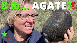 8 lb... AGATE?! Finding CHUNKY treasures on the Yellowstone River