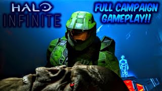 HALO INFINITE *FULL* CAMPAIGN WALKTHROUGH GAMEPLAY!! (NO COMMENTARY) XBOX SERIES X EDITION
