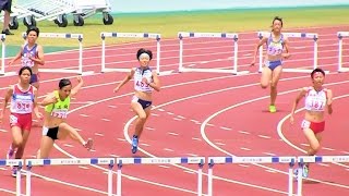 2015インターハイ陸上 女子400mH予選2組20150730