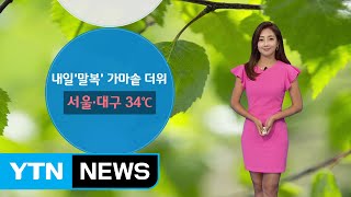 [날씨] 내일 '말복'...내륙 곳곳 소나기 / YTN (Yes! Top News)